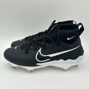Nike Alpha Huarache NXT Black Metal Baseball Cleats Men's Size DJ6517-001 NEW